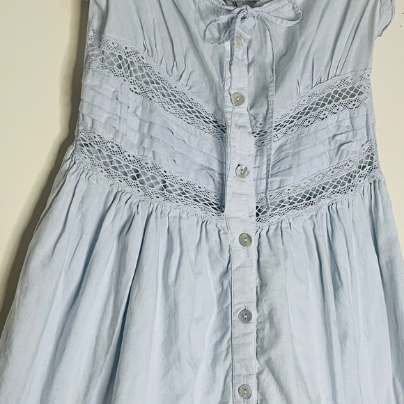 URBAN OUTFITTERS— Angelina Lace-Inset Mini Dress - Picture 5 of 11